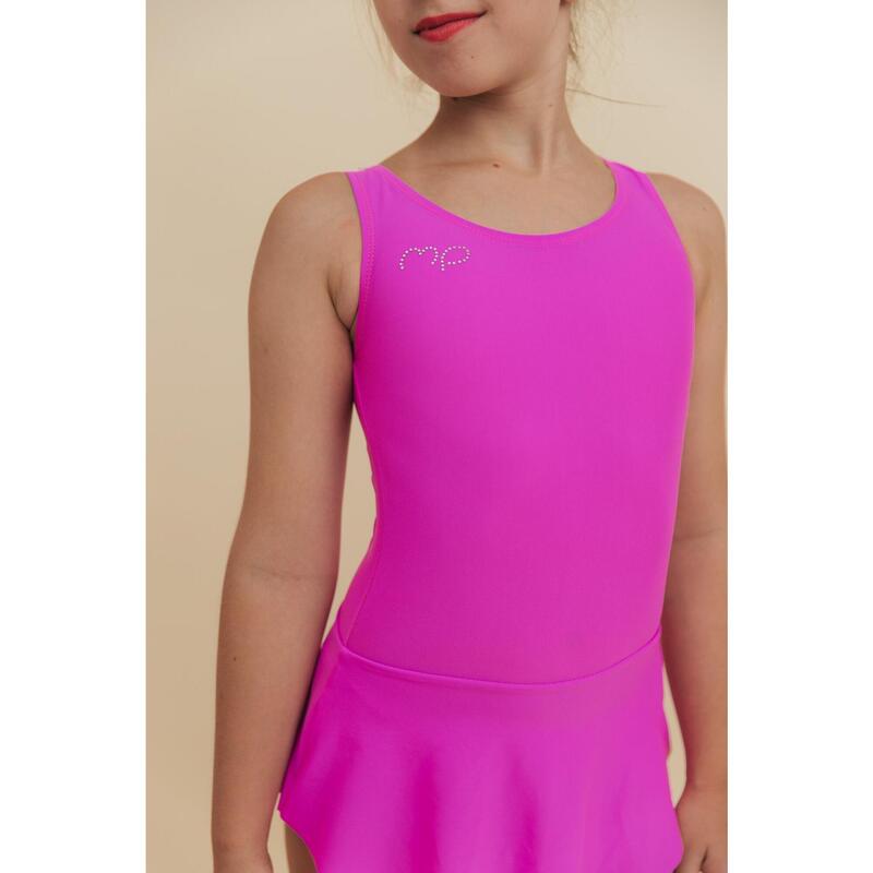 Roze Plié gym maillot voor meisjes