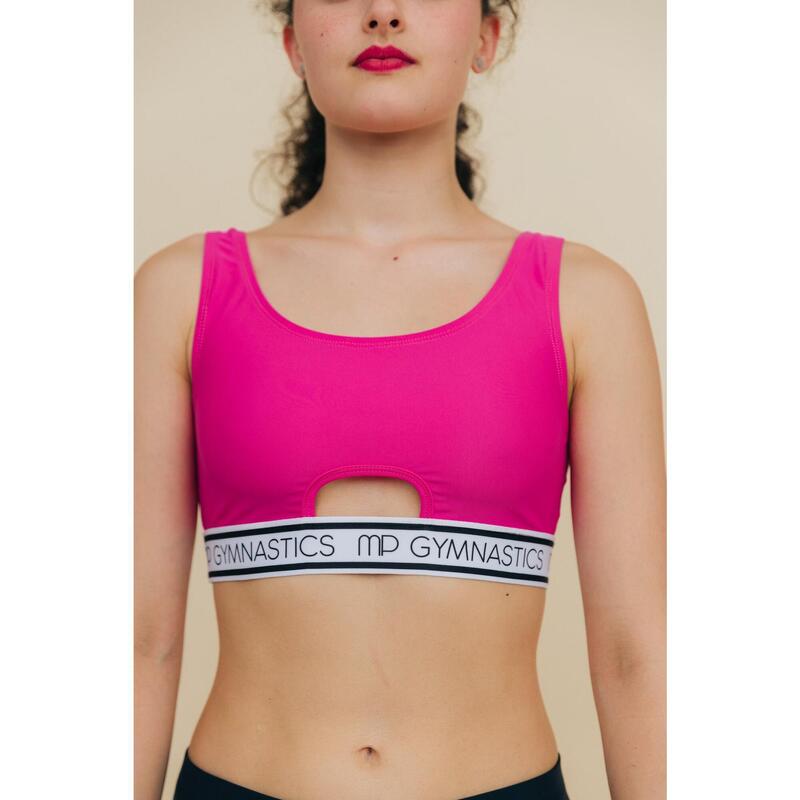 Top de Ginástica Bold Rosa Mulher