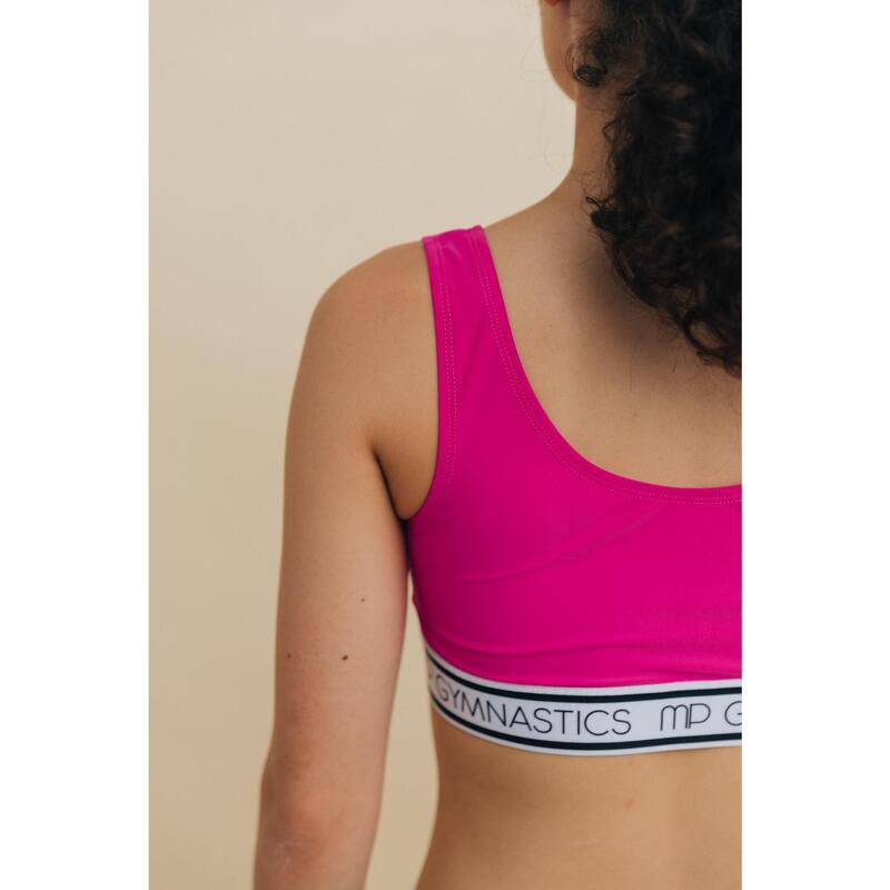 Top da ginnastica rosa Bold da donna