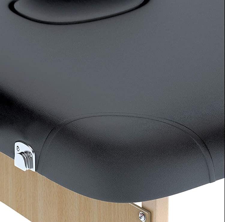 Lettino massaggio professionale 2 zone in legno richiudibile e trasportabile 3/7