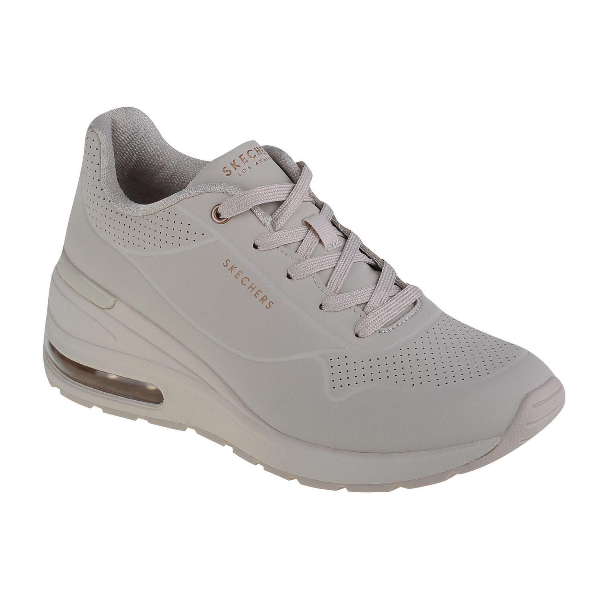 Skechers - Sneakers Pour Femmes Million Air-elevated Air - Chaussures De Sport - Beige|blanc - 39 - Decathlon