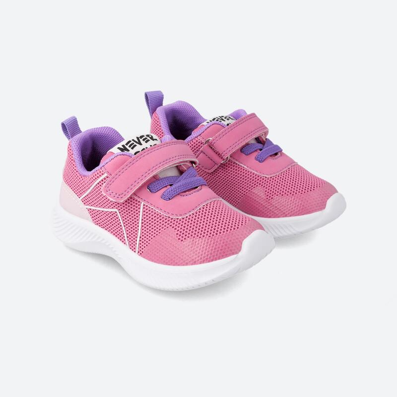 Zapatillas Deportivas Caminar Niños Garvalín 231800D Fucsia con Cierre Adherente