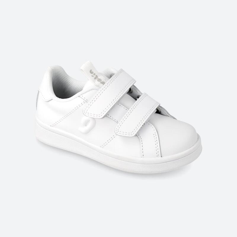 Sapatilhas Desportivas Caminhar de Menino Garvalin 231750C em Branco com Velcro