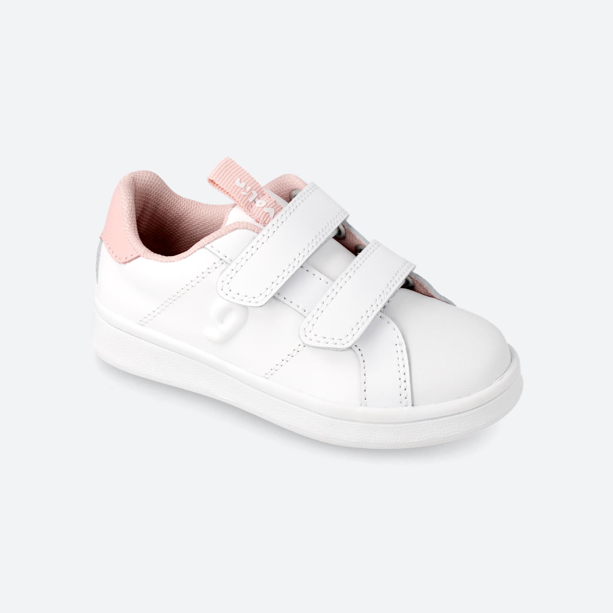 Zapatillas Deportivas Caminar Niños Garvalín 231750B Blancas Cierre Adherente 4/5