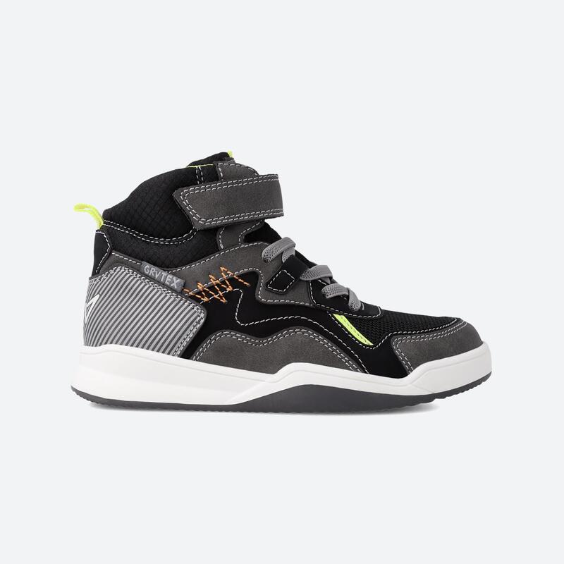Zapatillas Abotinadas Niños Garvalín 231631A Negras con Cierre Adherente