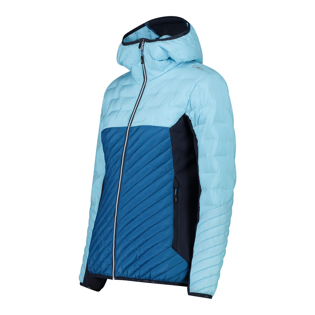 CMP Damen Steppjacke Woman Jacket Hybrid Fix Hood 33Z2546 3/5