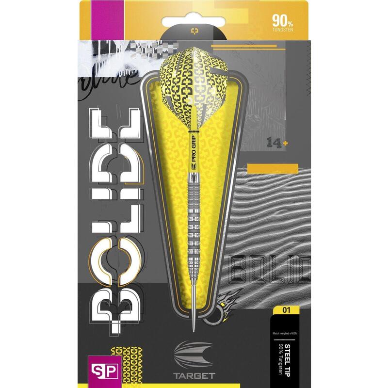 Target Darts Bolide juego de dardos 90 tungsteno punta suiza acero 01