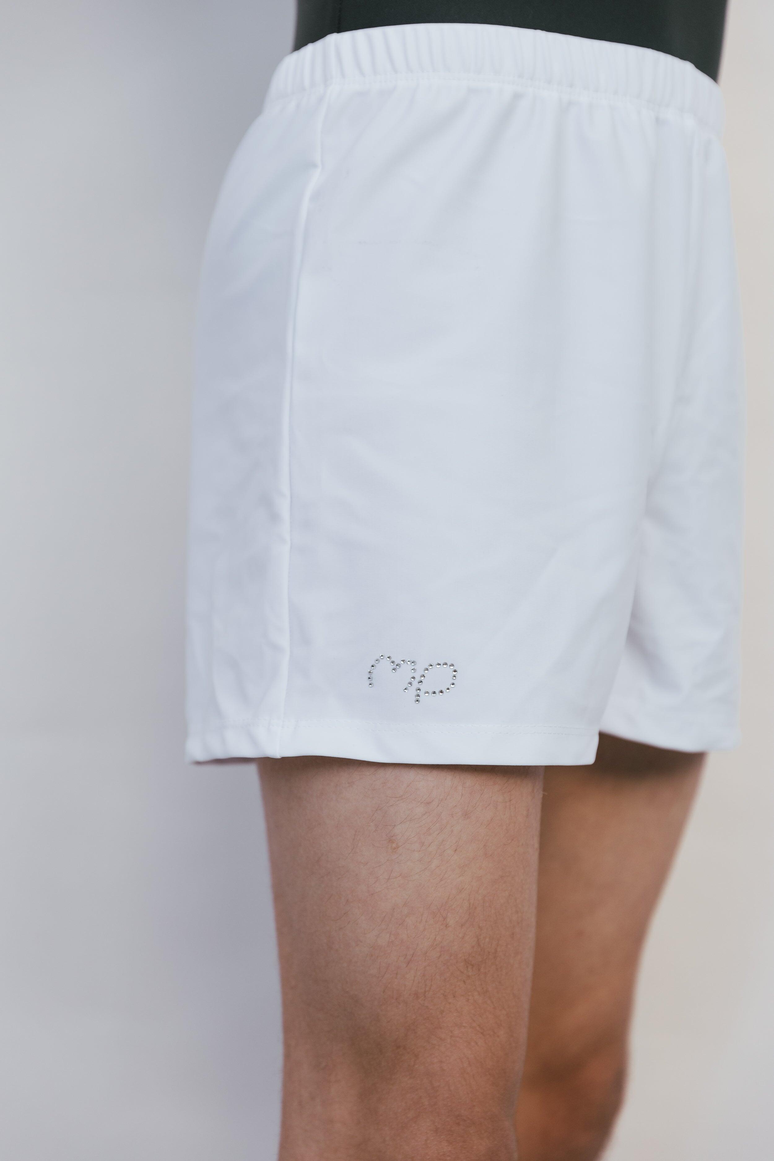 Shorts de Gymnastique Blanc Enfant 2/4
