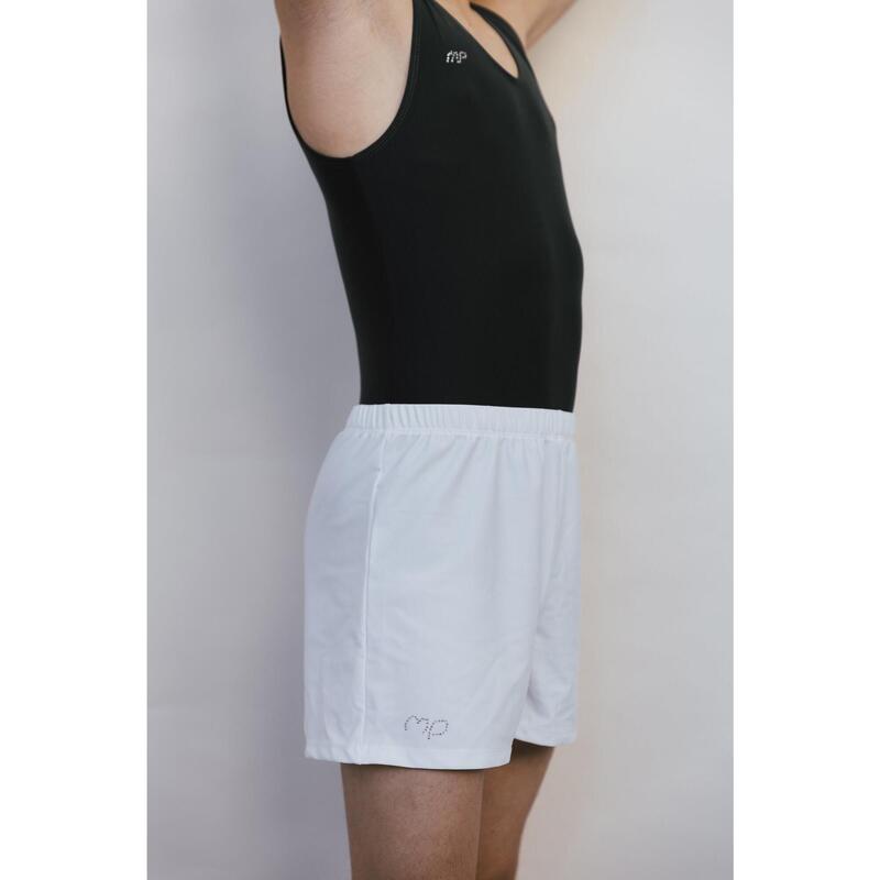 Short de sport blanc pour garçons