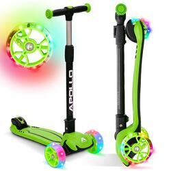 DECATHLON - - LED APOLLO Kinderscooter KidsPro4 3-Rad-Roller - klappbarer