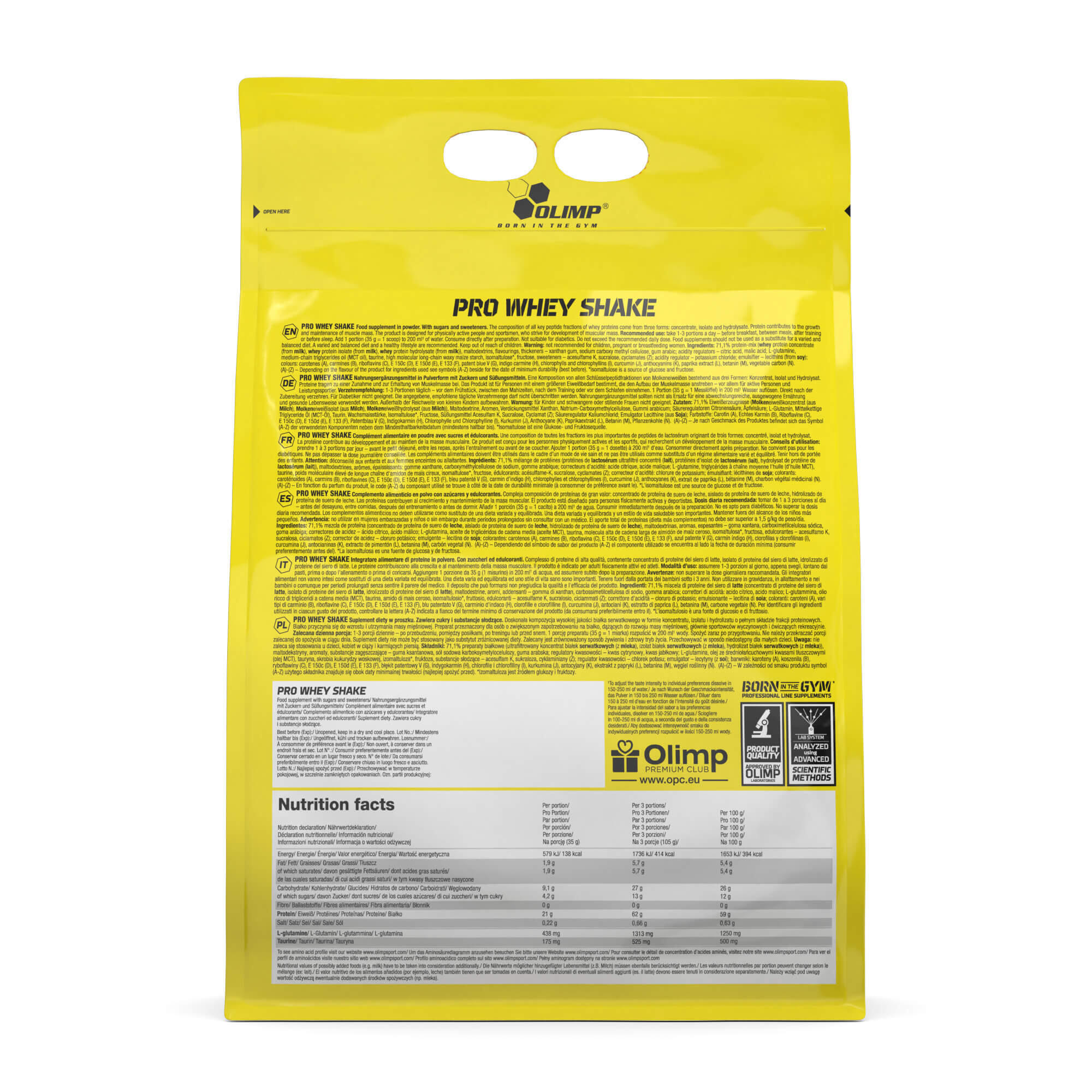 Pro Whey Shake OLIMP 2270g Wanilia 2/3