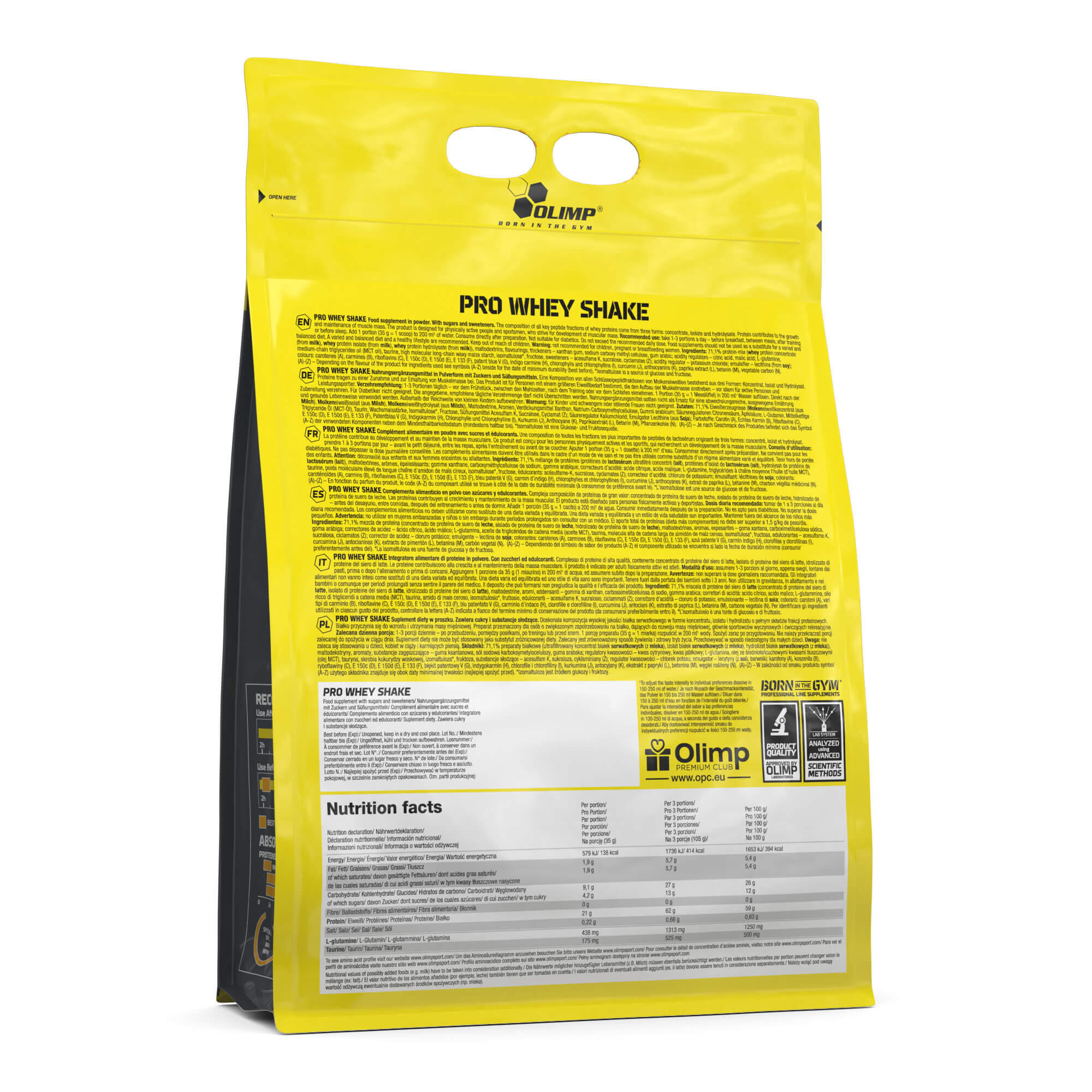Pro Whey Shake OLIMP 2270g Wanilia 3/3