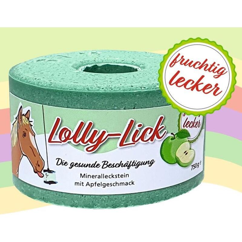 Lolly-Lick, piedra para lamer con manzana, 750g