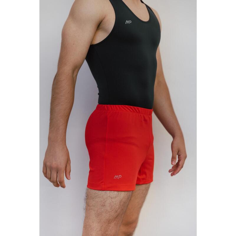 Shorts de Gymnastique Rouge Homme