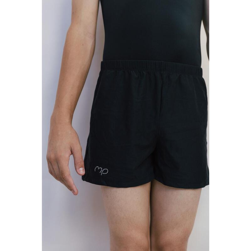 Short de sport noir pour garçons