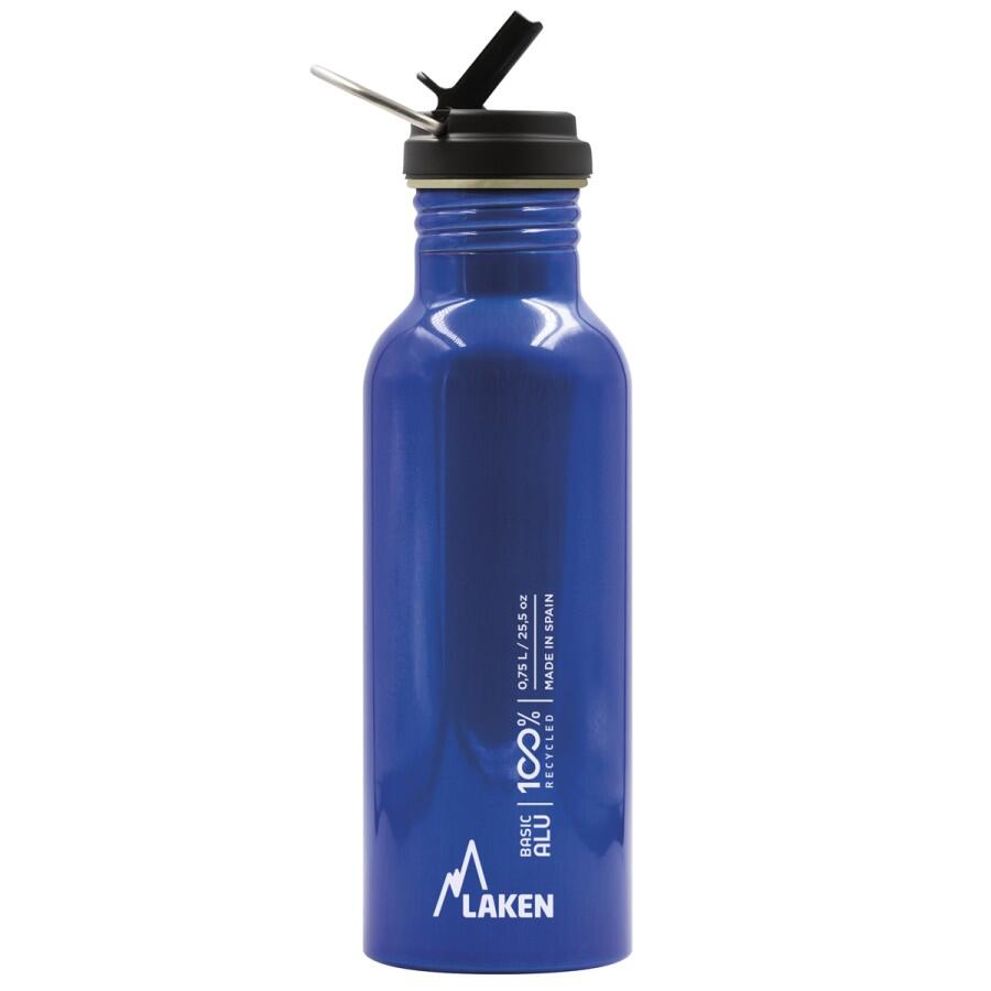 CANTIMPLORA BOTELLA DE ALUMINIO 100 % RECICLADO LAKEN TAPÓN FLOW 750 ML 2/5