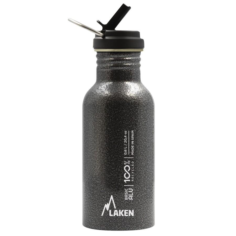 CANTIMPLORA BOTELLA DE ALUMINIO 100 % RECICLADO LAKEN  TAPÓN FLOW 600 ML 2/5