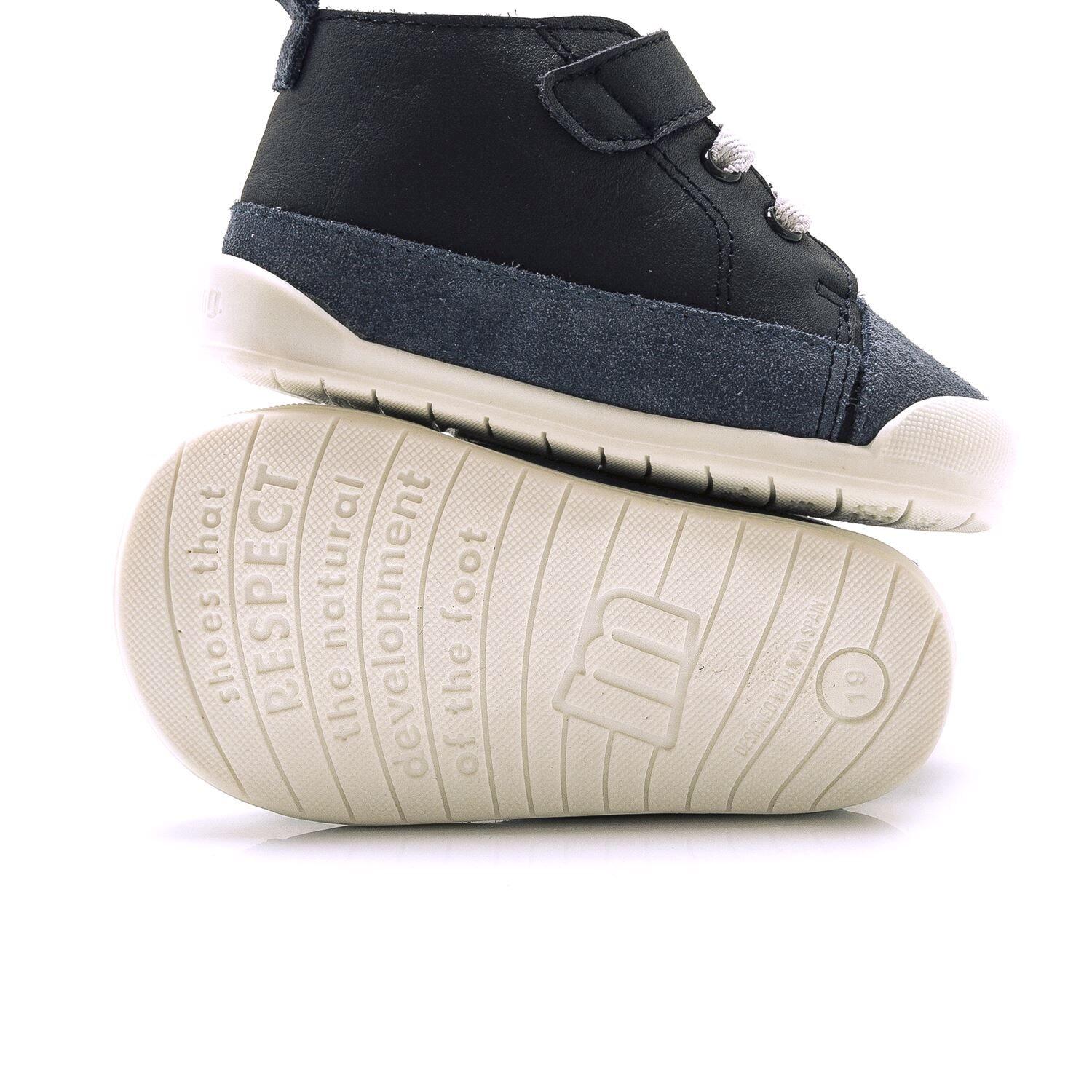 botas de tornozelo menino barefoot mtng free azul 5/7