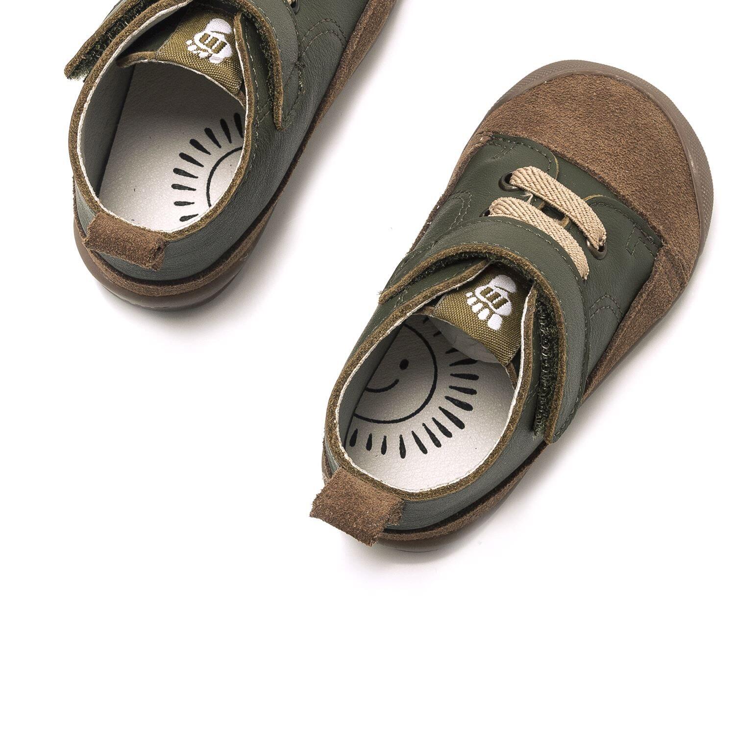 botas de tornozelo menino barefoot mtng free verde 4/7