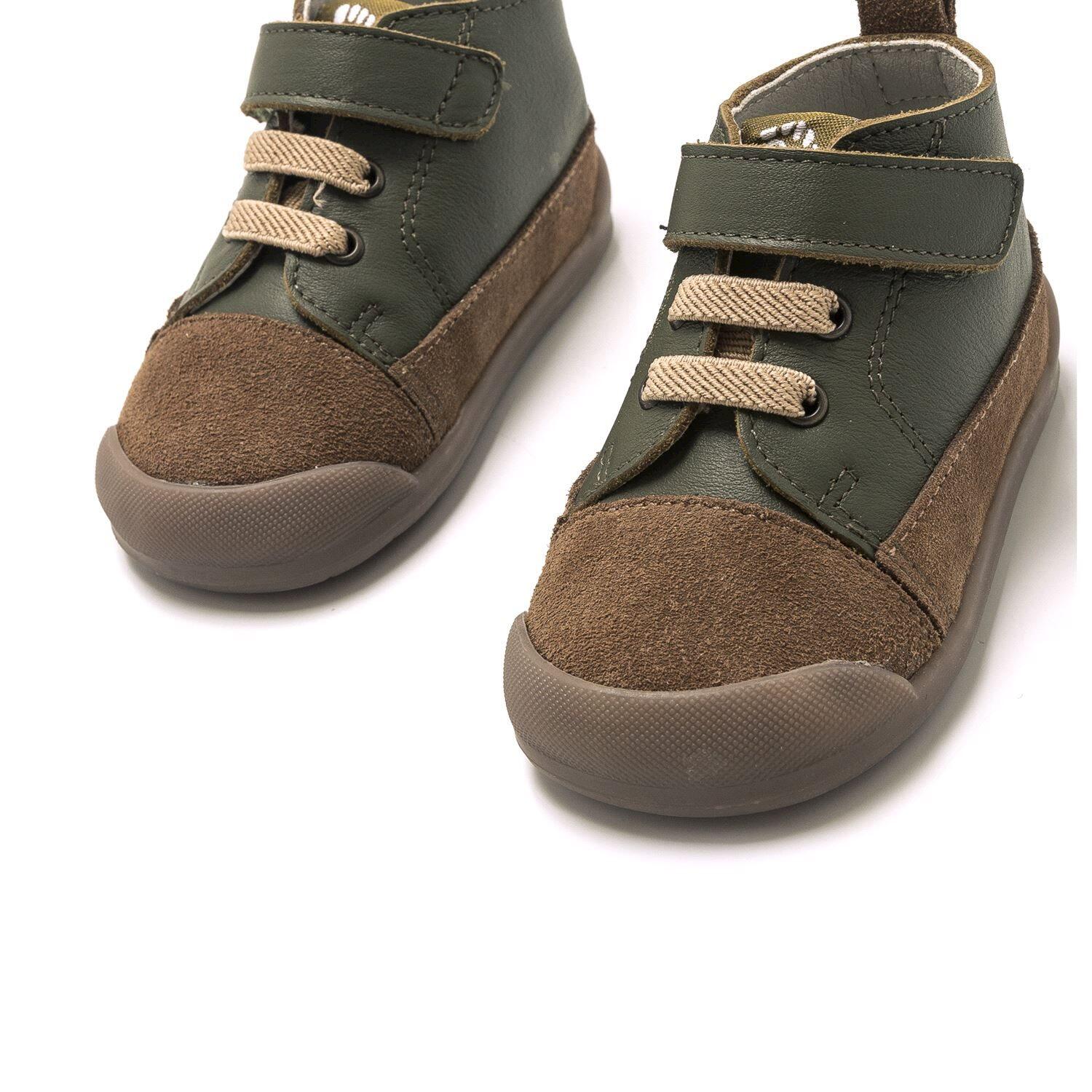 botas de tornozelo menino barefoot mtng free verde 3/7