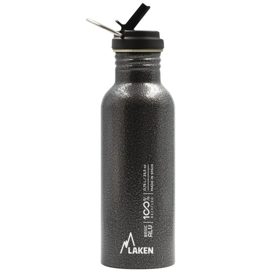 CANTIMPLORA BOTELLA DE ALUMINIO 100 % RECICLADO LAKEN  TAPÓN FLOW 750 ML 2/5