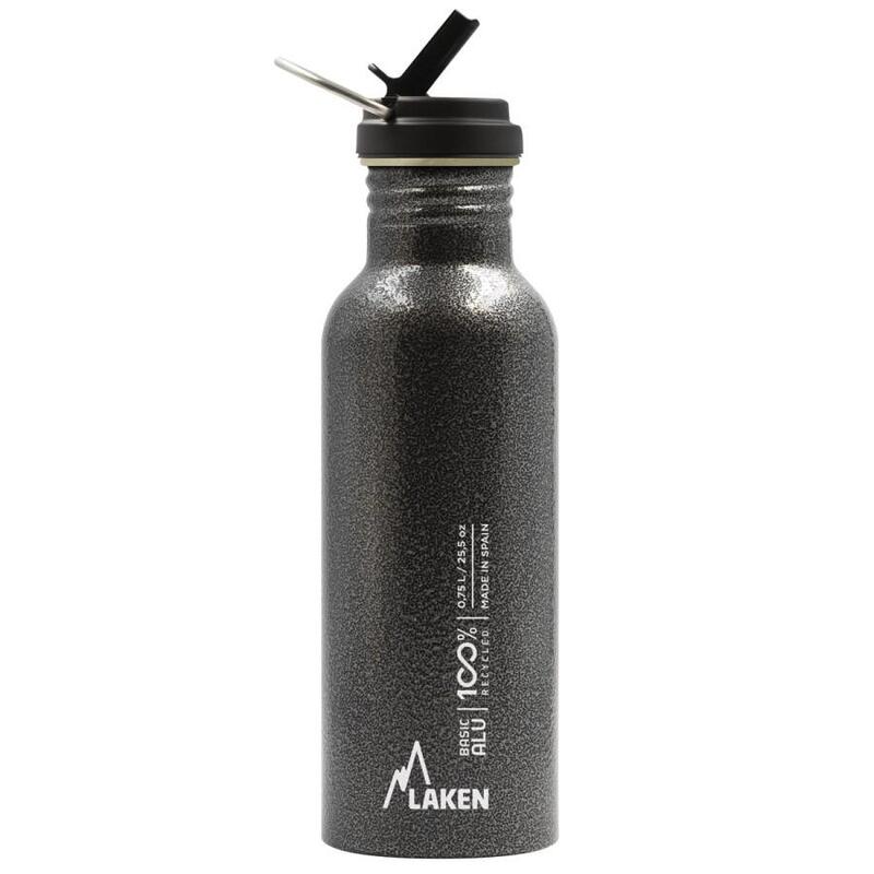 CANTIMPLORA BOTELLA DE ALUMINIO 100 % RECICLADO LAKEN  TAPÓN FLOW 750 ML