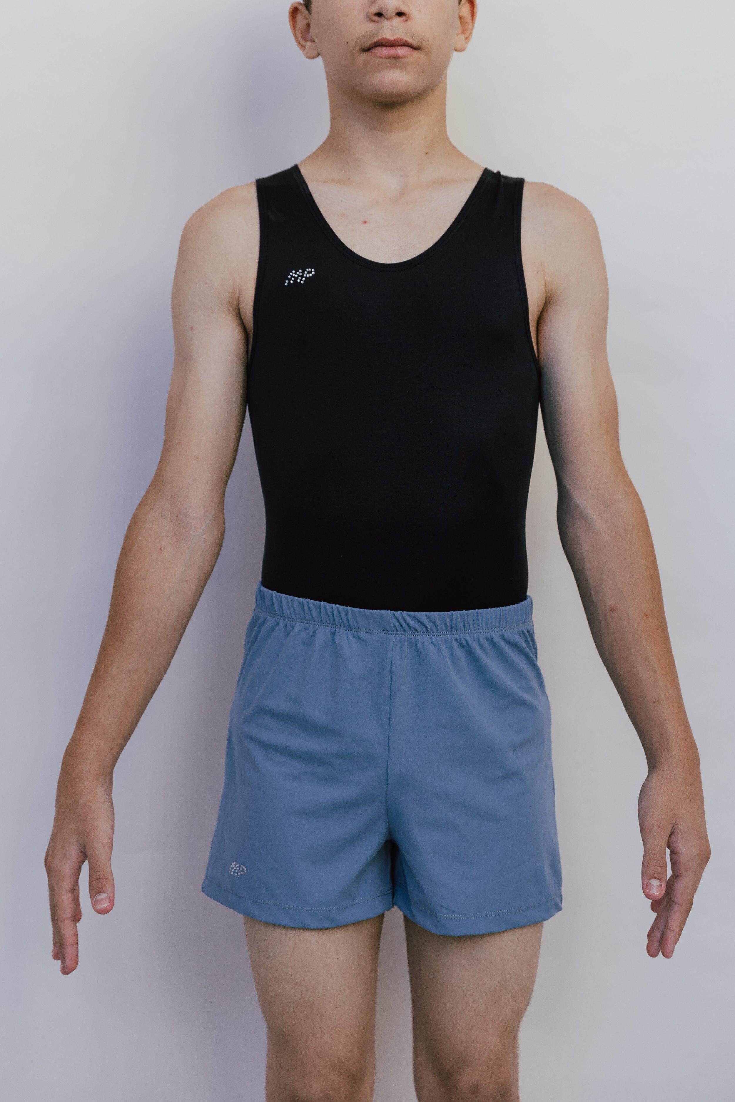 MP GYMNASTICS Pantaloncini corti da ginnastica Grigio Ragazzo
