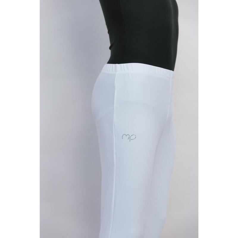 Pantaloni da ginnastica bianchi da ragazzo