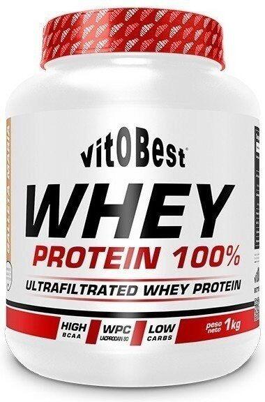 Whey protein 100% - 1kg morango da vitobest