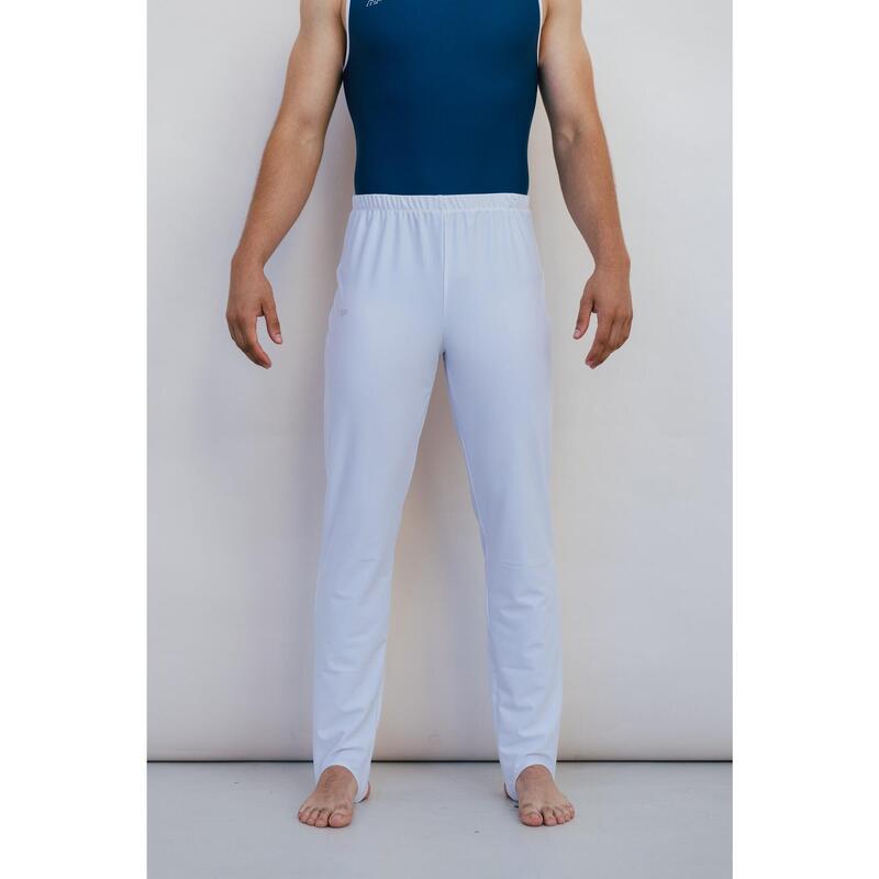 Pantalon de Gymnastique Blanc Homme