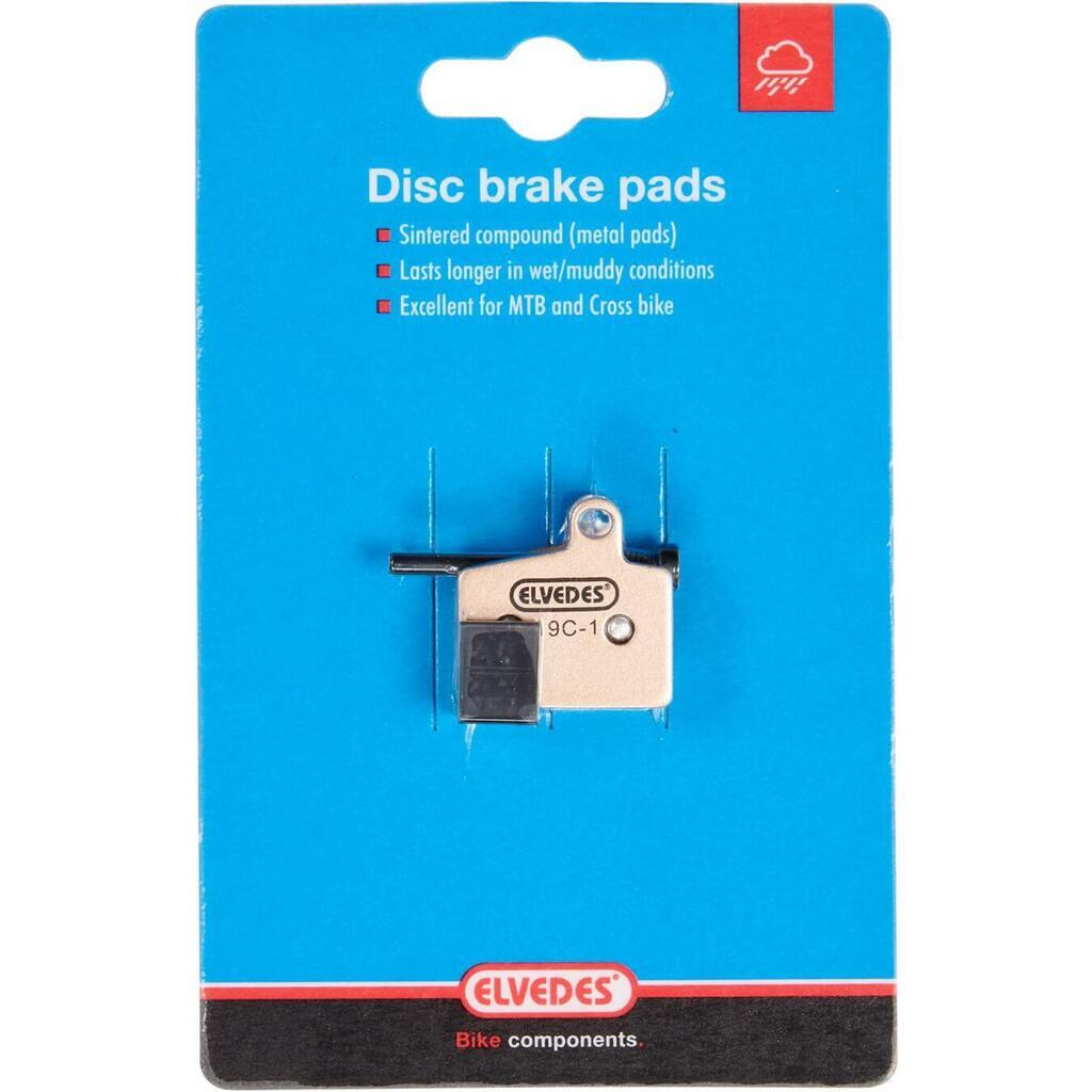 2 Paar Fahrrad-Bremsbeläge Halbmetallisch | Für Logan DX2001/DX2002 MTB