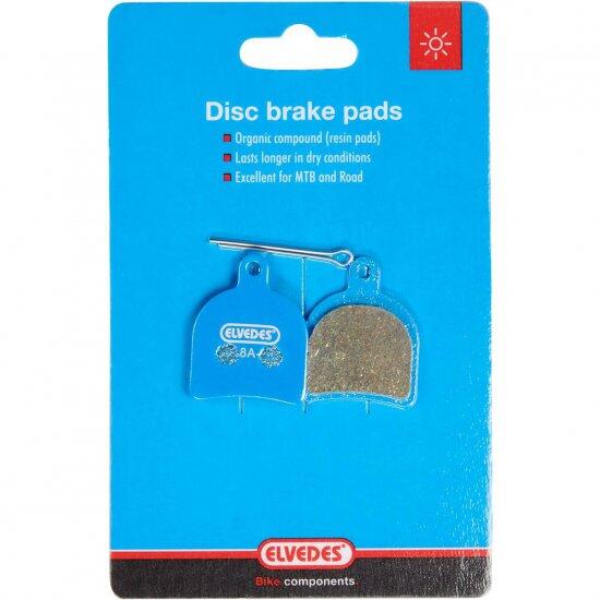 Par de pastillas de freno orgánicas para bicicleta Elvedes Hope Mono trial disc 3/4