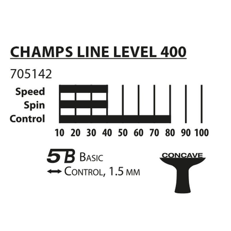 Conjunto de Ténis de Mesa Donic Champs Line 400 4/6