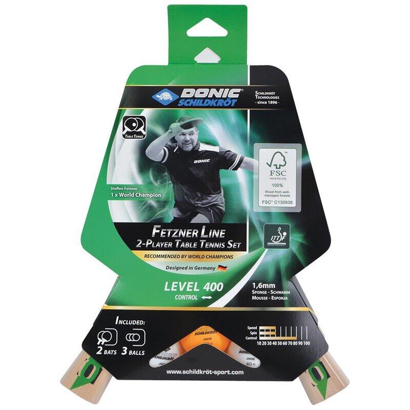 Set di racchette da ping pong Donic Fetzner 400 FSC 2/4