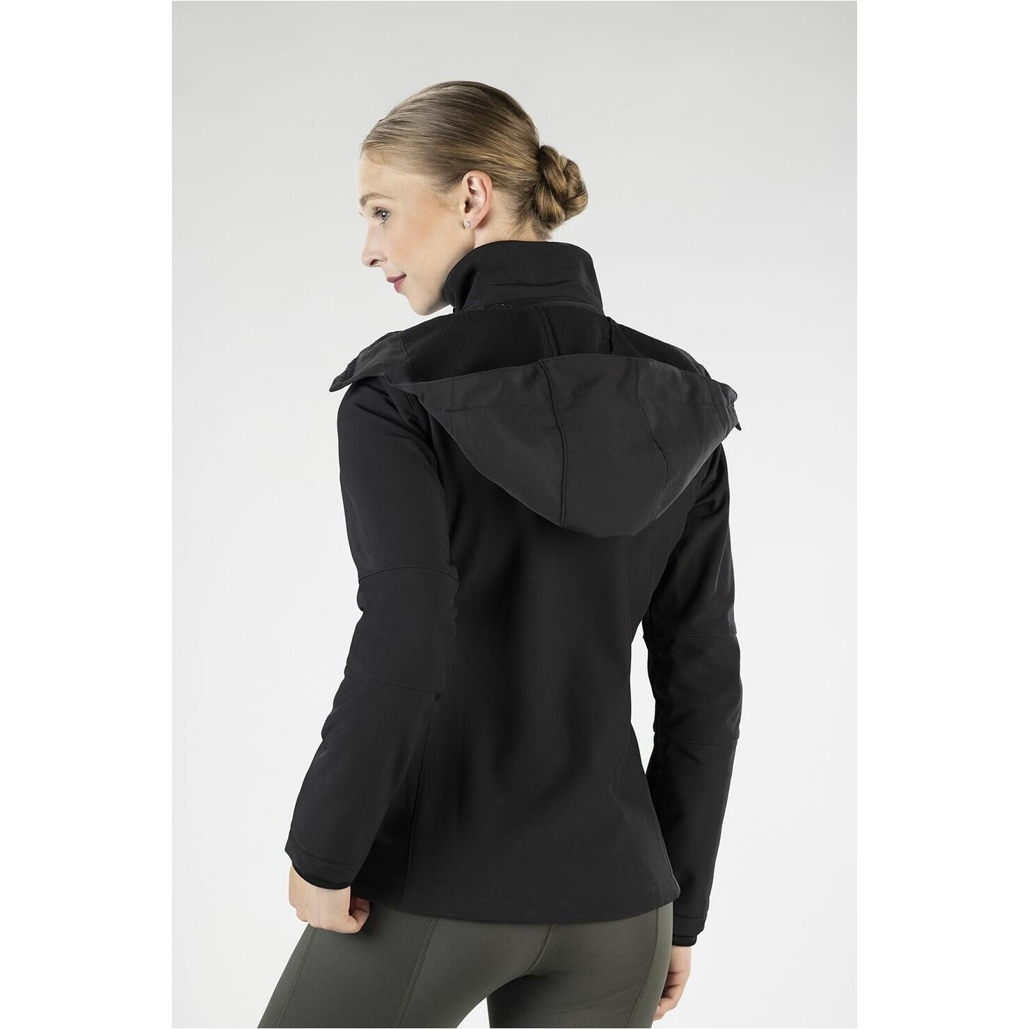 Women's Hooded Detachable Equestrian Jacket HKM Softshell 4/7