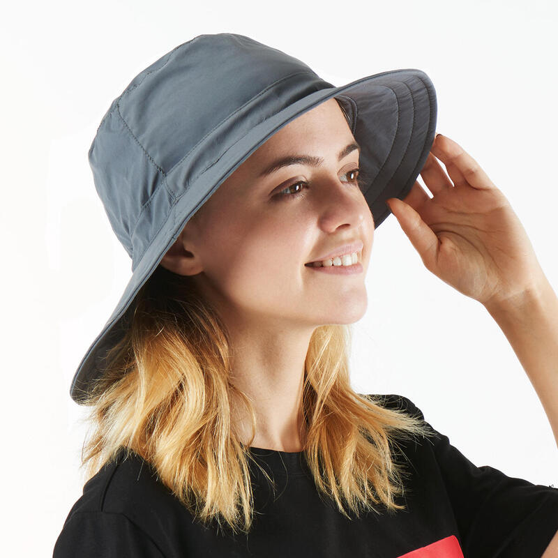 Summer Anti UV Fisherman Hat - Grey