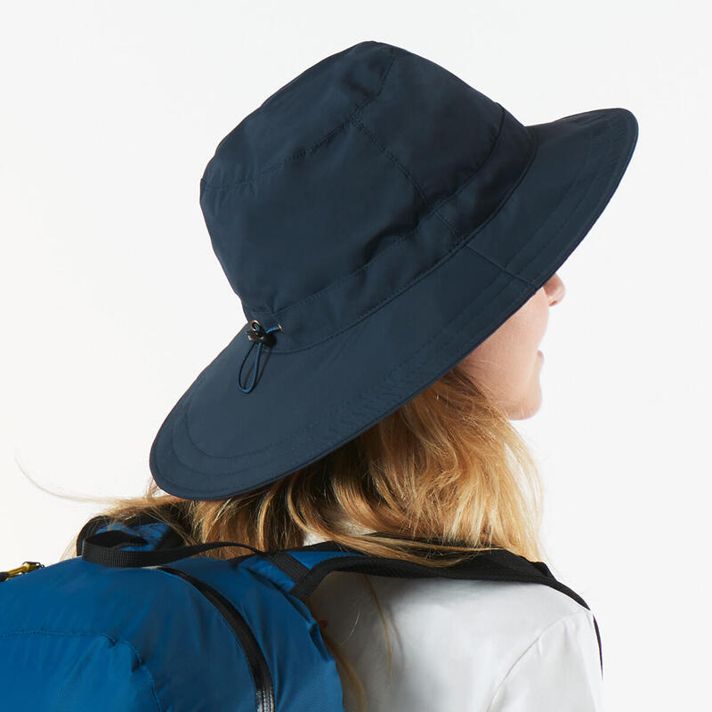 Summer Anti UV Fisherman Hat - Navy Blue