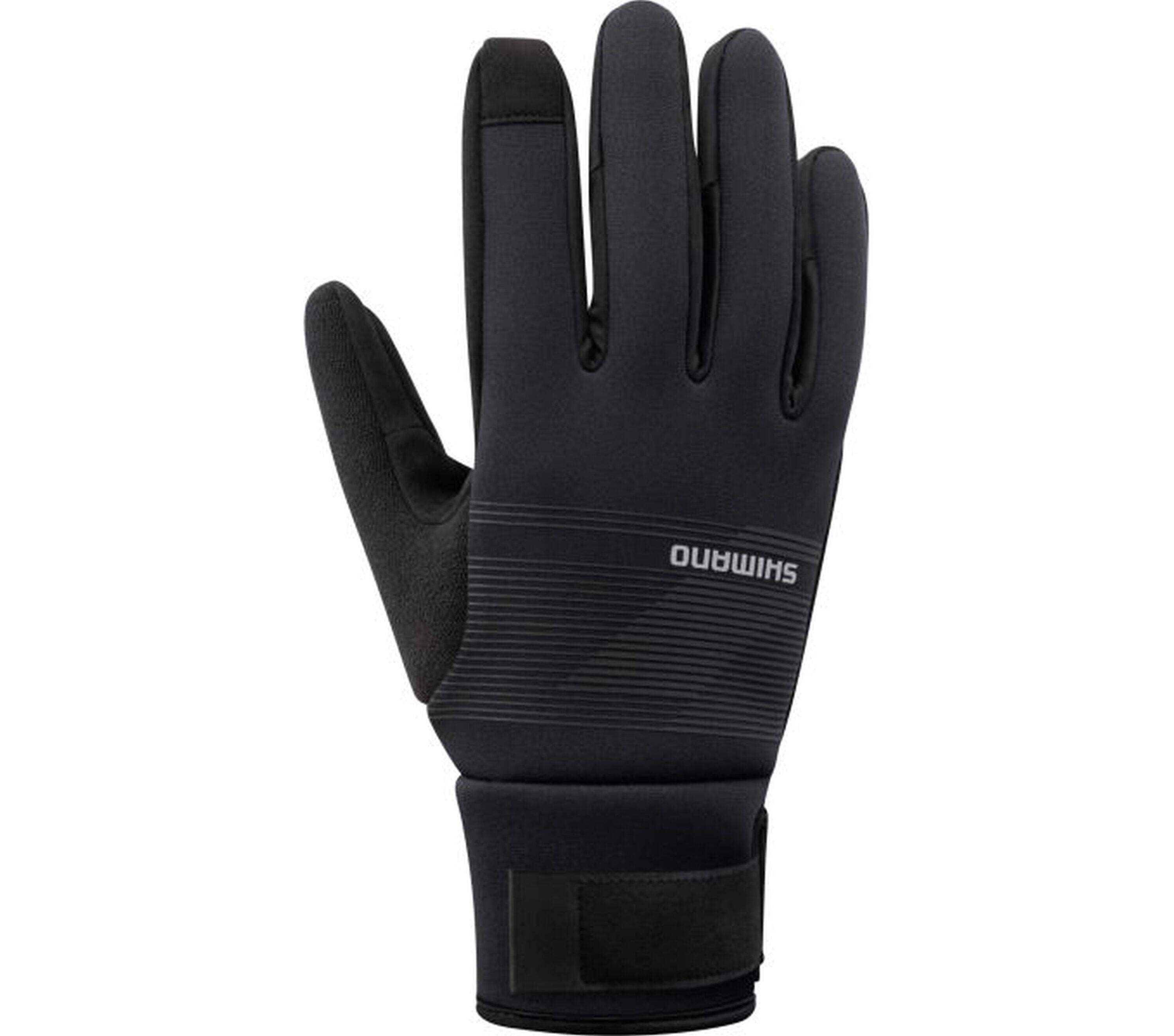SHIMANO Fahrrad-Handschuhe WINDBREAK Thermal, Black