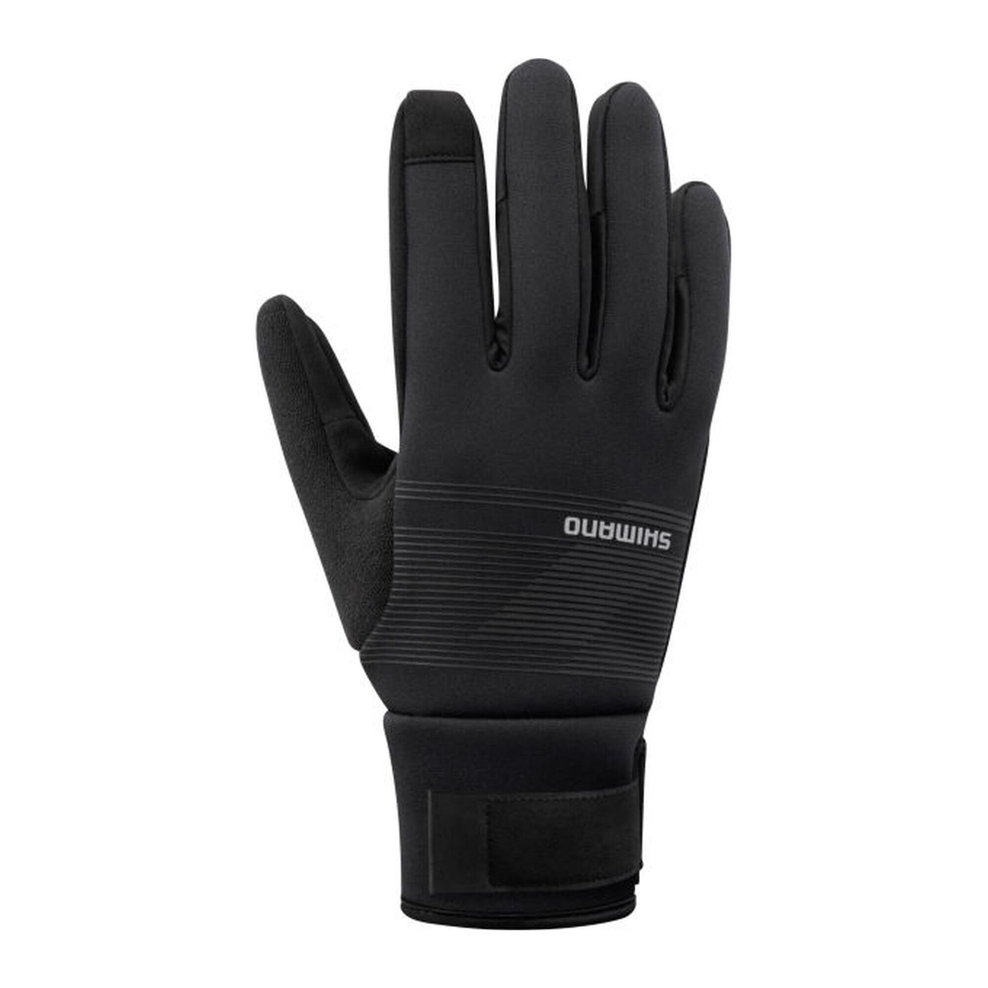 Shimano - Gants De Vélo Windbreak Thermal, Black - Gants - Noir - 52 2xl - Decathlon
