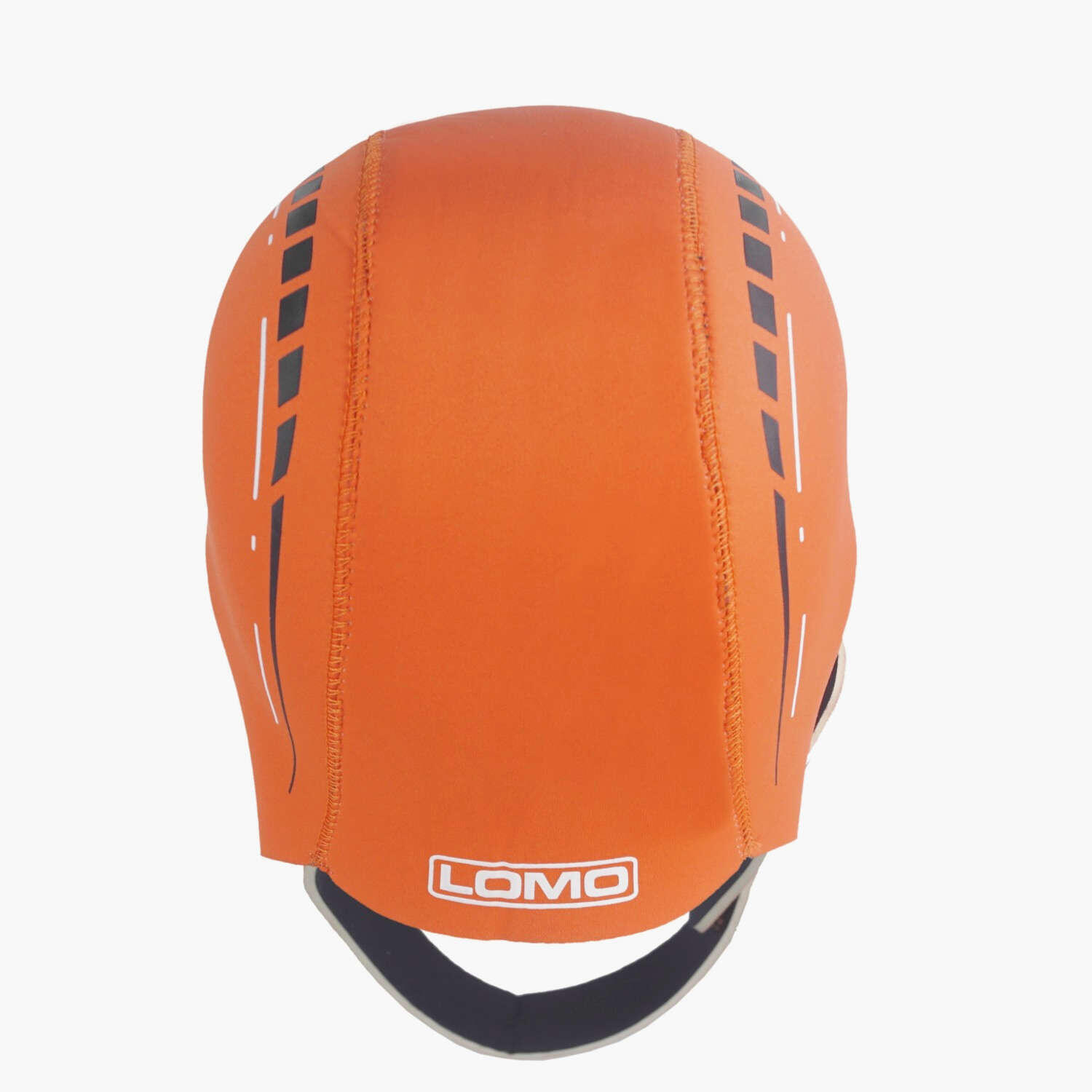 Lomo Neoprene Swimming Cap - Orange 4/7