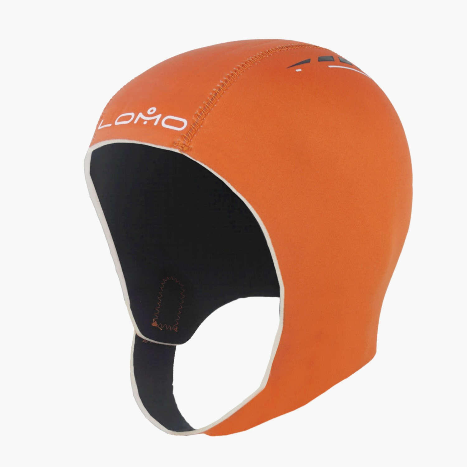 Lomo Neoprene Swimming Cap - Orange 2/7