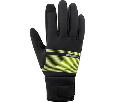 Guanti da ciclismo WINDBREAK Thermal Neon Yellow