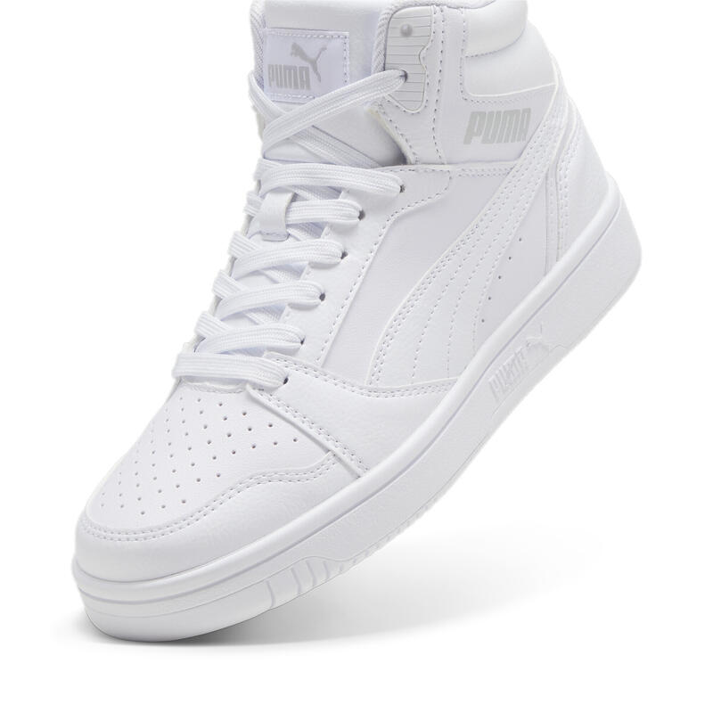 Baskets mi-hautes Rebound V6 Enfant et Adolescent PUMA White Cool Light Gray