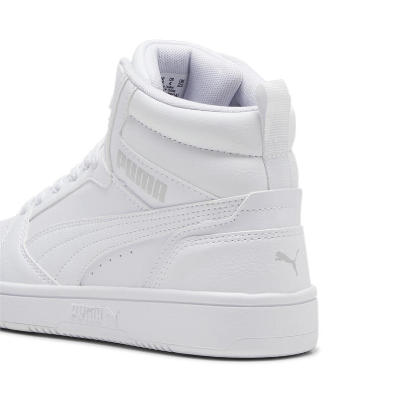 Pantofi Rebound V6 Mid Tineret PUMA White Cool Light Gray