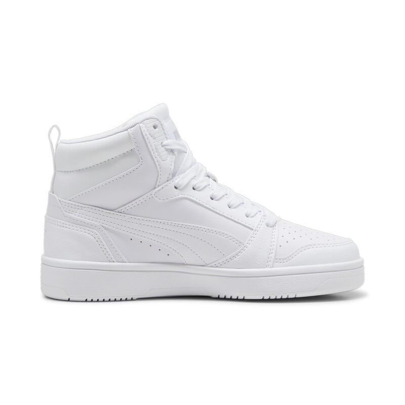 Pantofi Rebound V6 Mid Tineret PUMA White Cool Light Gray