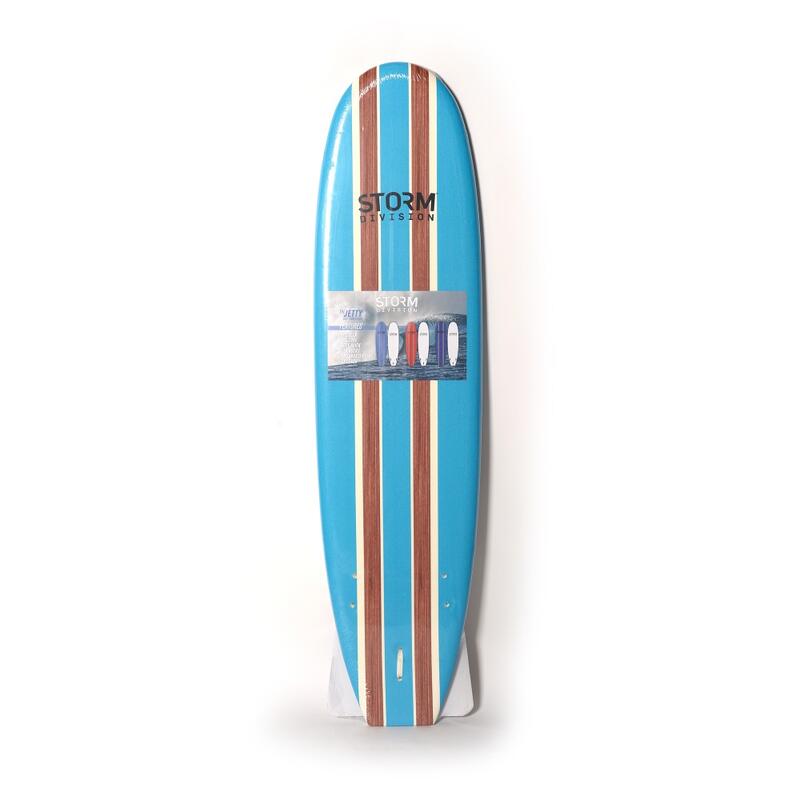 STORM DIVISION - Jetty Softboard - Tabla de surf de espuma - 7'0 - Azul cielo