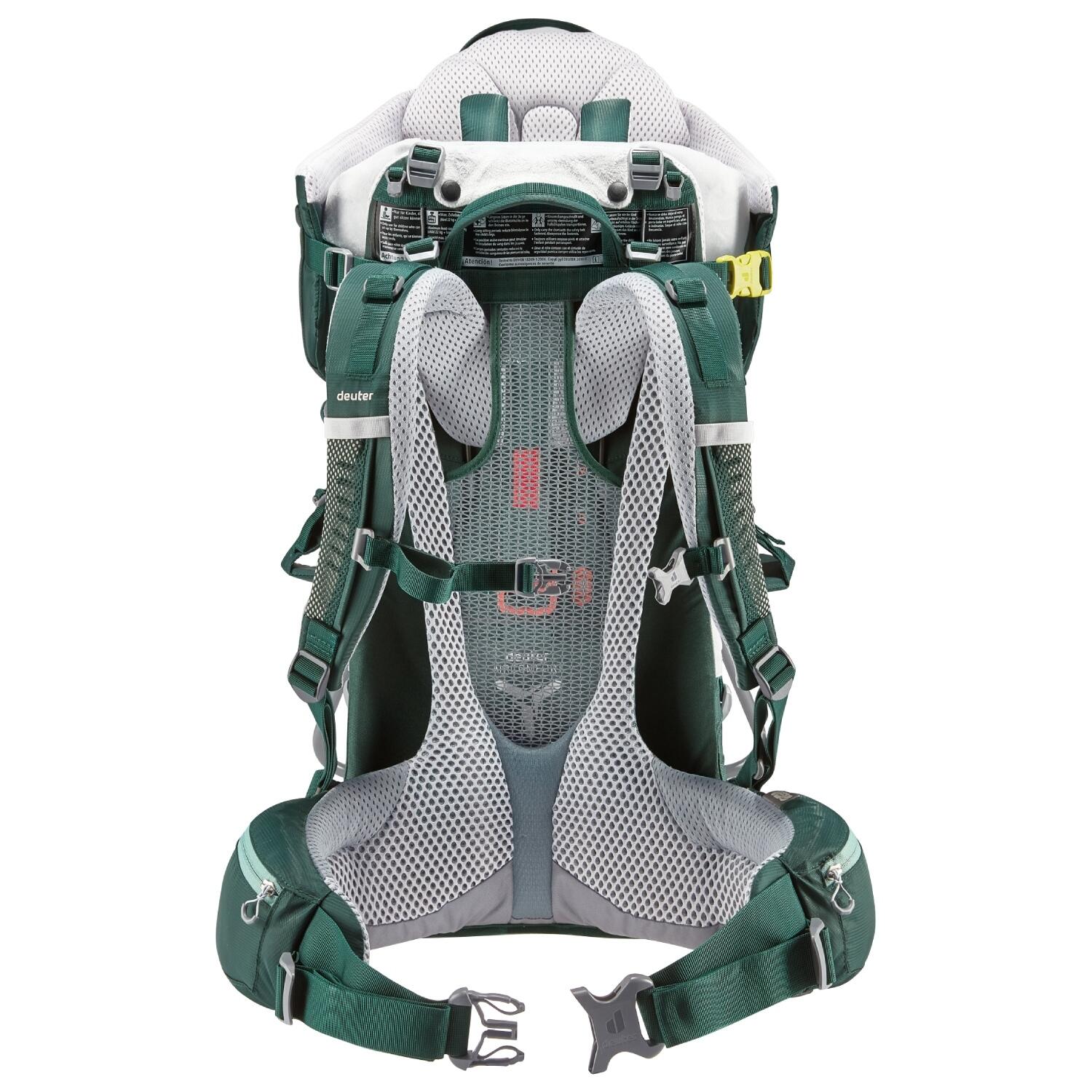 Deuter Kid Comfort Forest Air: porte-bébé avec repose-pieds réglable 6/7