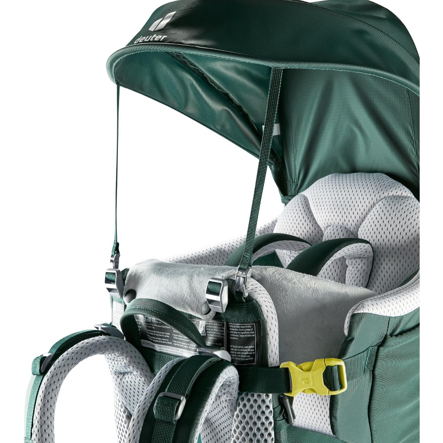 Deuter Kid Comfort Forest Air: porte-bébé avec repose-pieds réglable 7/7