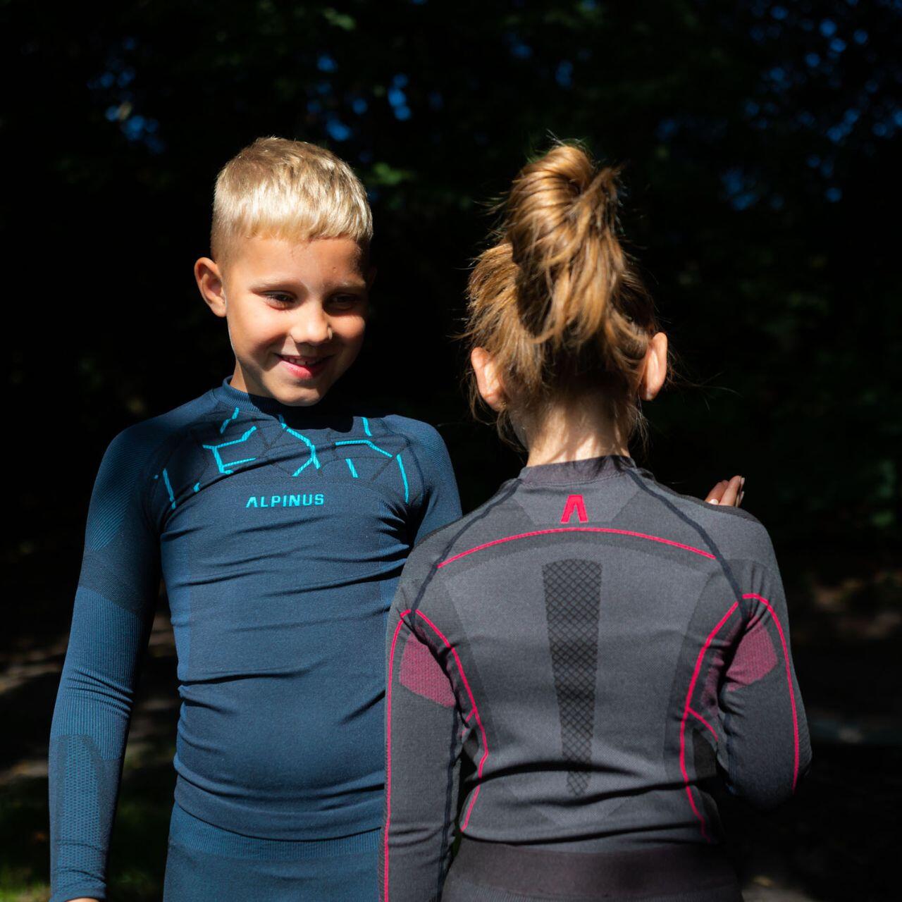 Bielizna termoaktywna dla dziewczynek Alpinus Mora Set kids 6/7