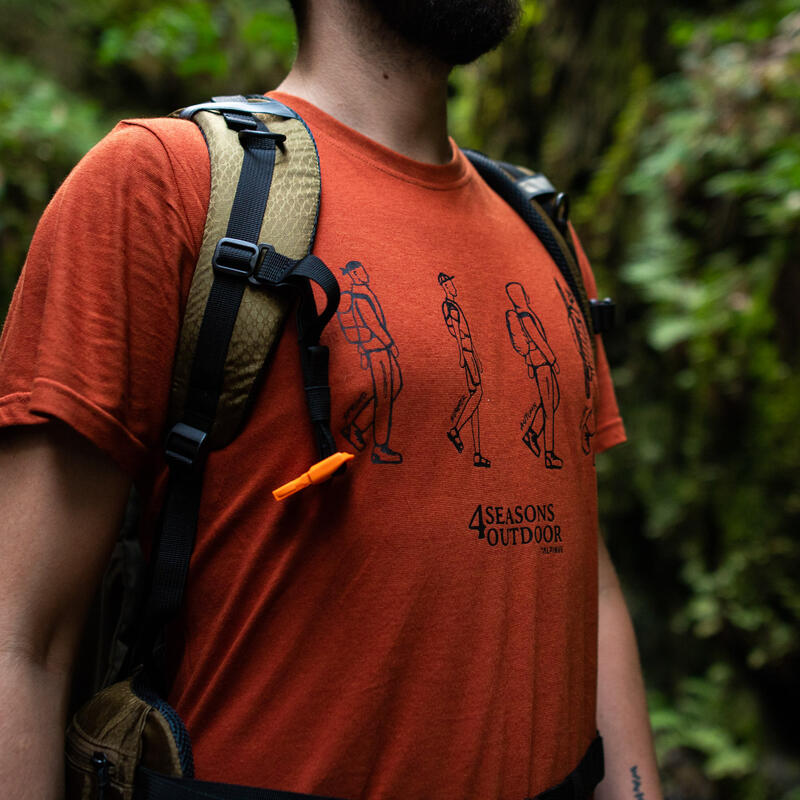 Koszulka turystyczna męska z krótkim rękawem Alpinus Four seasons